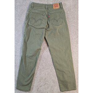 Levi's Green Ankle & Cropped Jeans